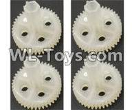 Wltoys Q323 Parts-11-02 Main gear(4pcs),Wltoys Q323 RC Quadcopter Drone Spare Parts Accessories,Wltoys Model Q323-B Q323-C Q323-E Replacement Accessories